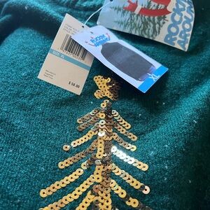 Green Sequin Christmas Sweater